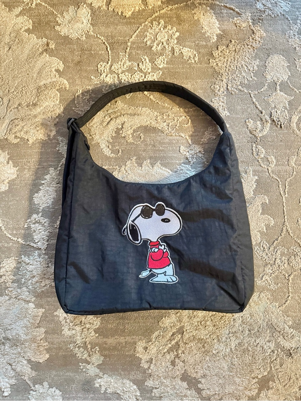 BAGGU UO Exclusive Nylon Shoulder Bag - Joe Cool Embroidered